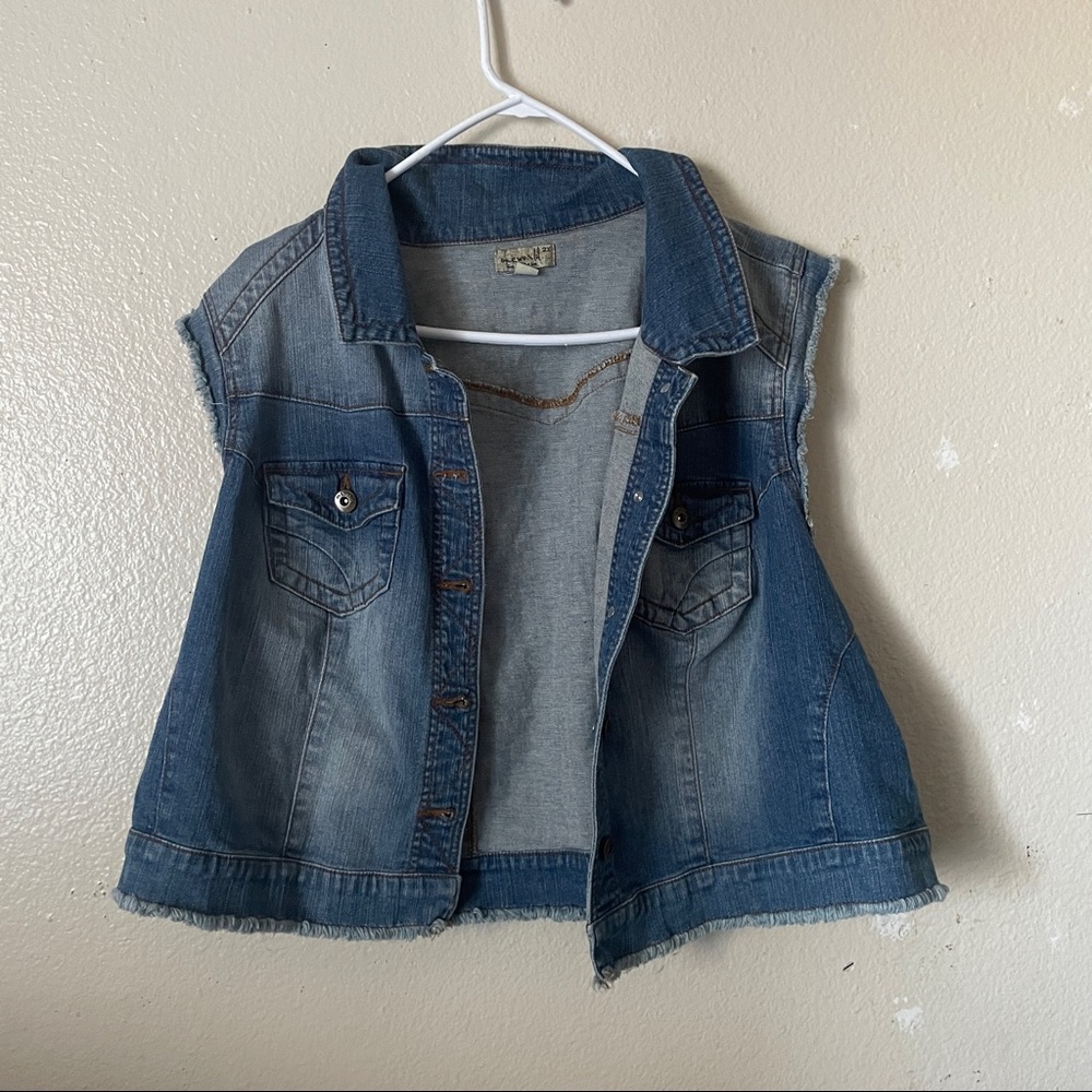 Denim Jacket Vest
